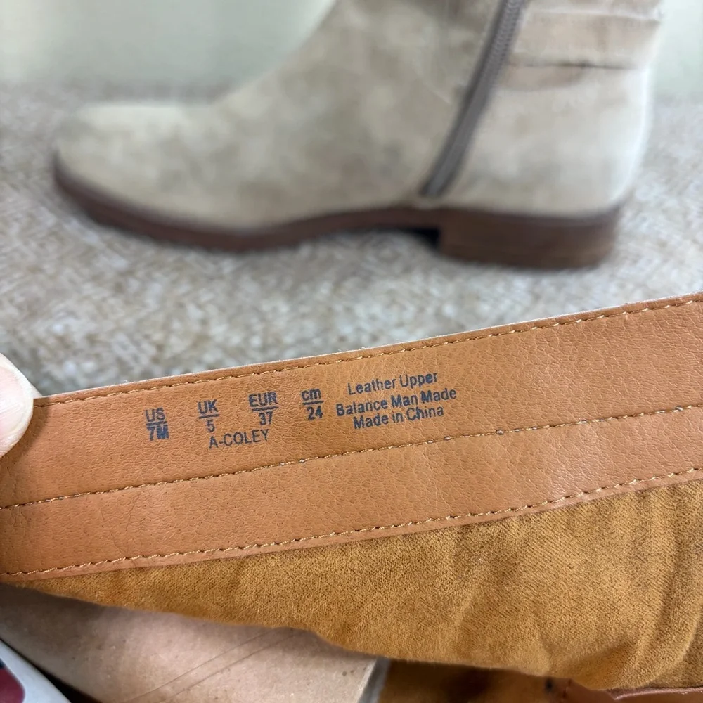 Sarto by Franco Sarto Coley Knee High Riding Boot Sz 7M Suede Leather Boho Party - Picture 8 of 11